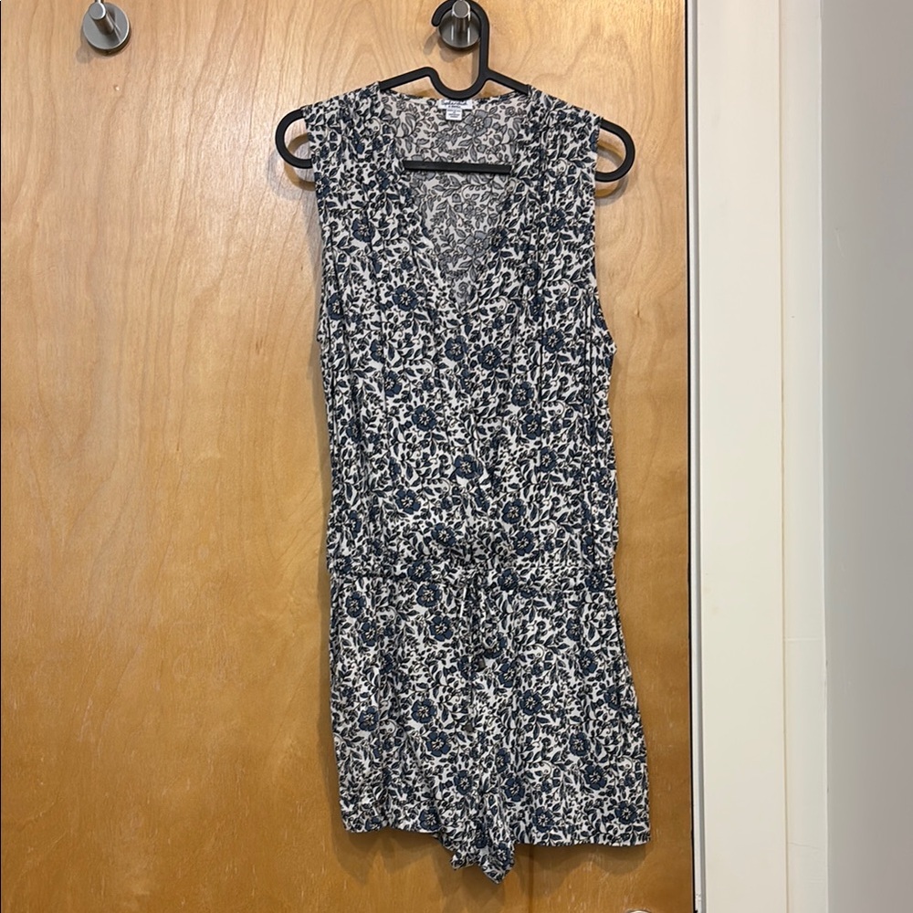Floral Sleeveless Romper